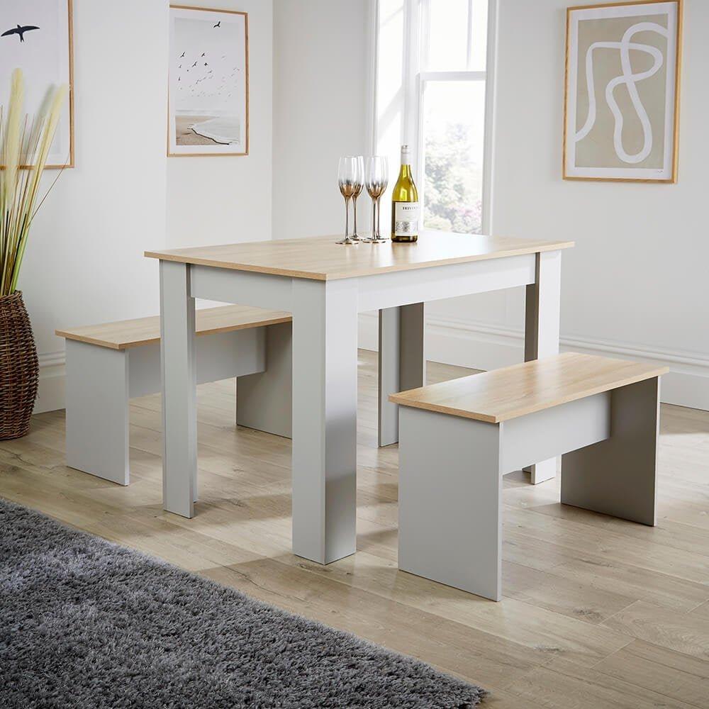 Camden Dining Table and Bench Set