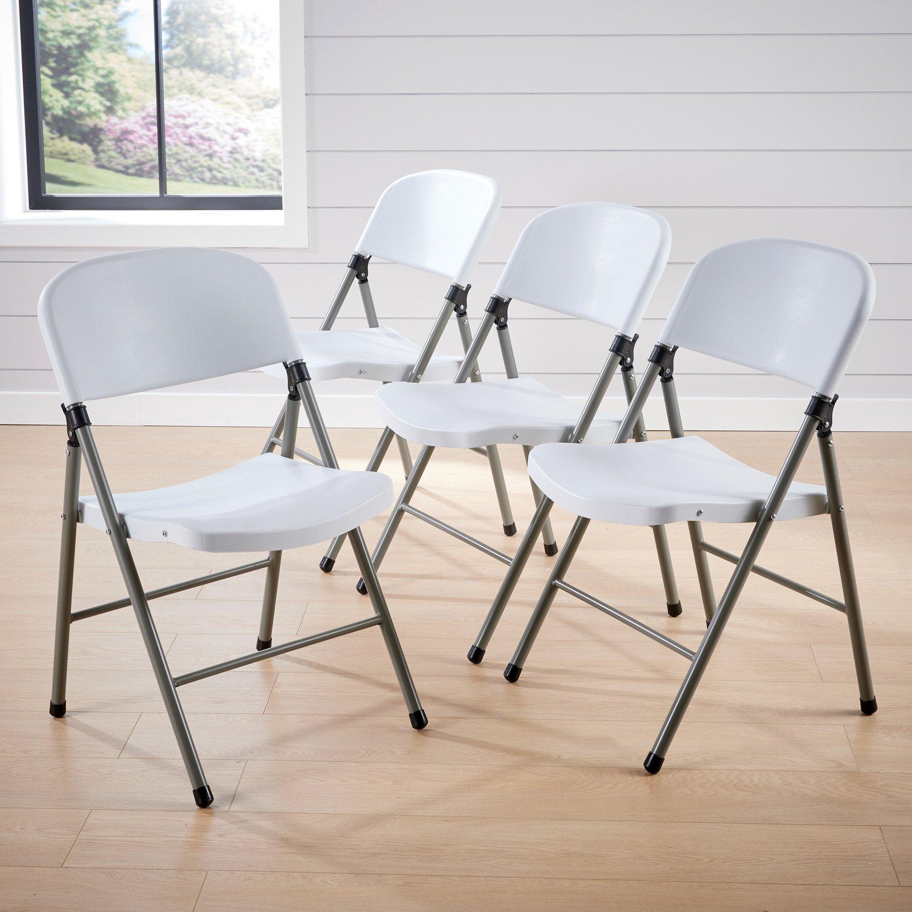 Pack of Four Folding Office Dining Chair Set