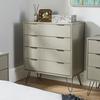 Home Source Acadia Modern Industrial 4 Drawer Chest Storage Unit thumbnail 1