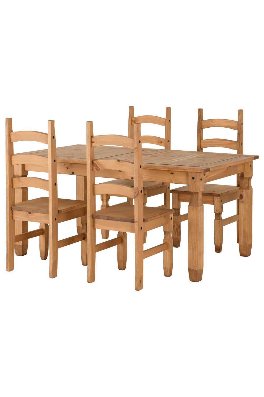 Corona Extending Dining Set (4 Chairs)
