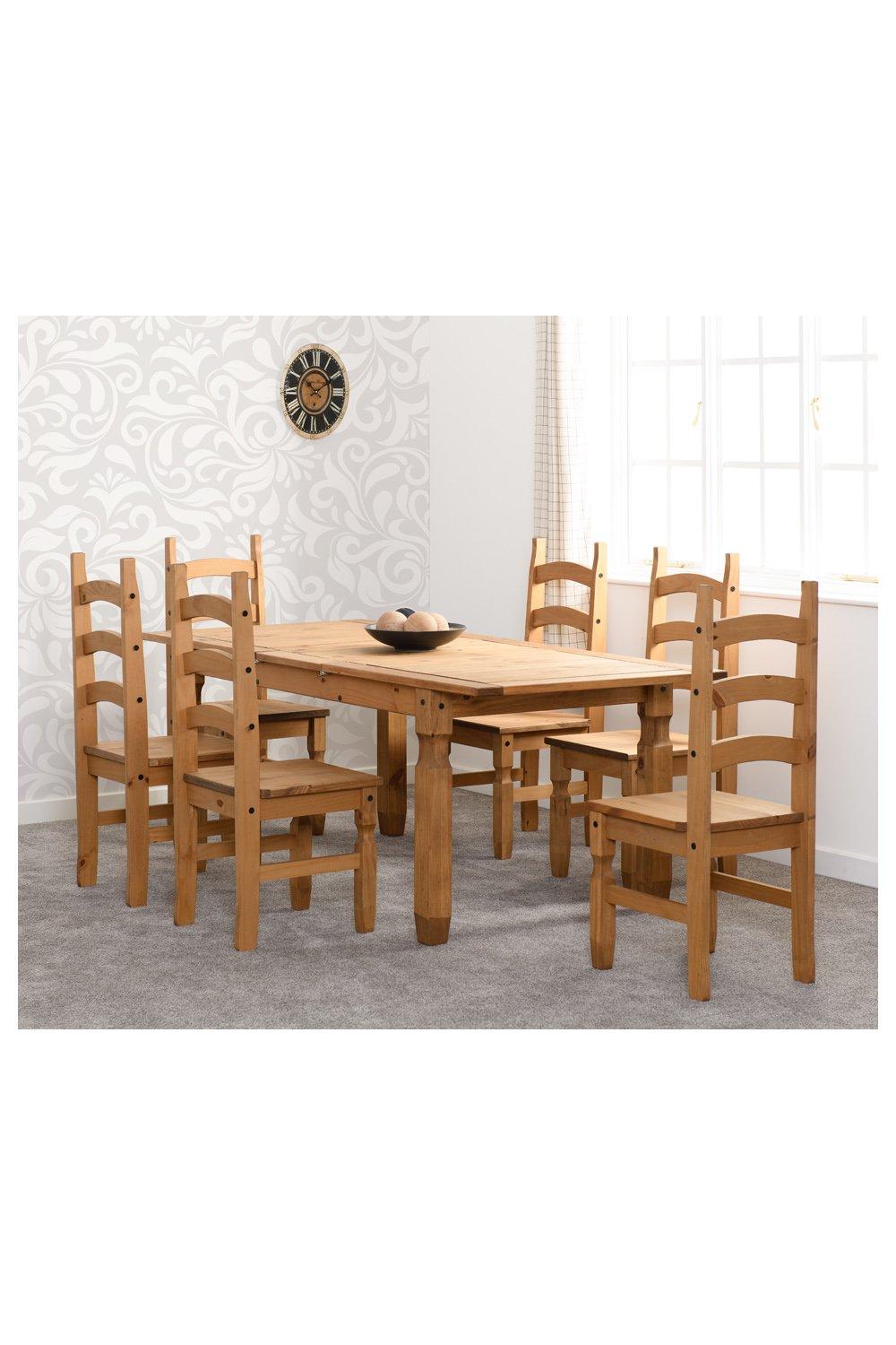 Corona Extending Dining Set (6 Chairs)