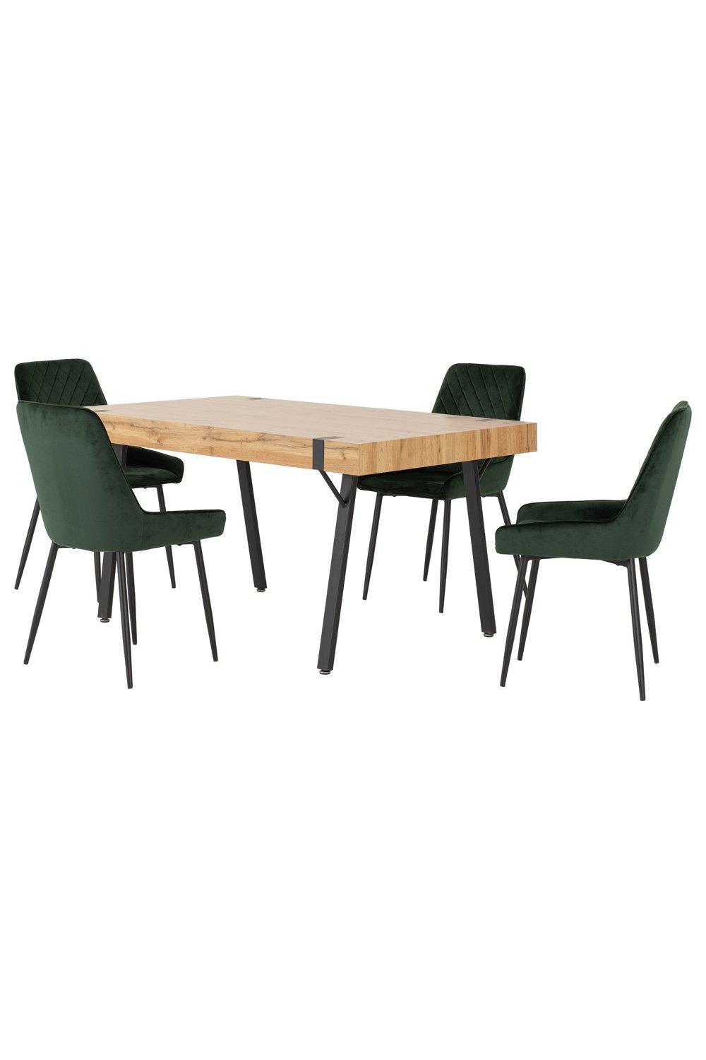 Treviso Dining Set with Avery Chairs