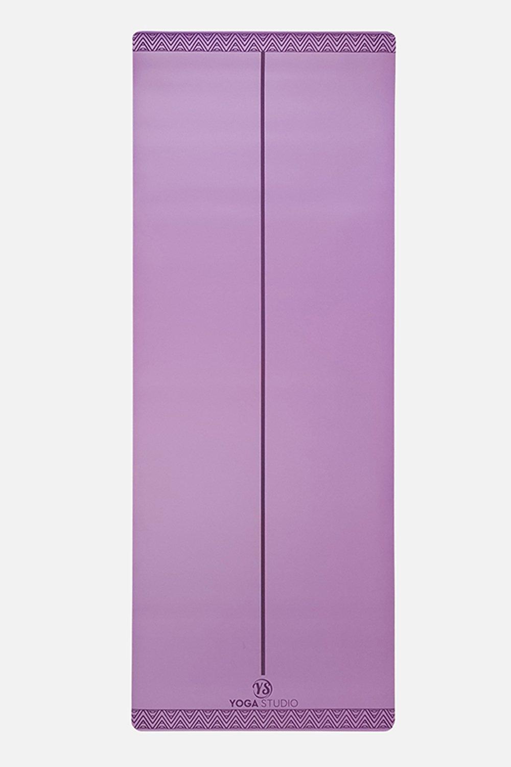 Yoga Studio The Grip Alignment Yoga Mat 4mm|purple