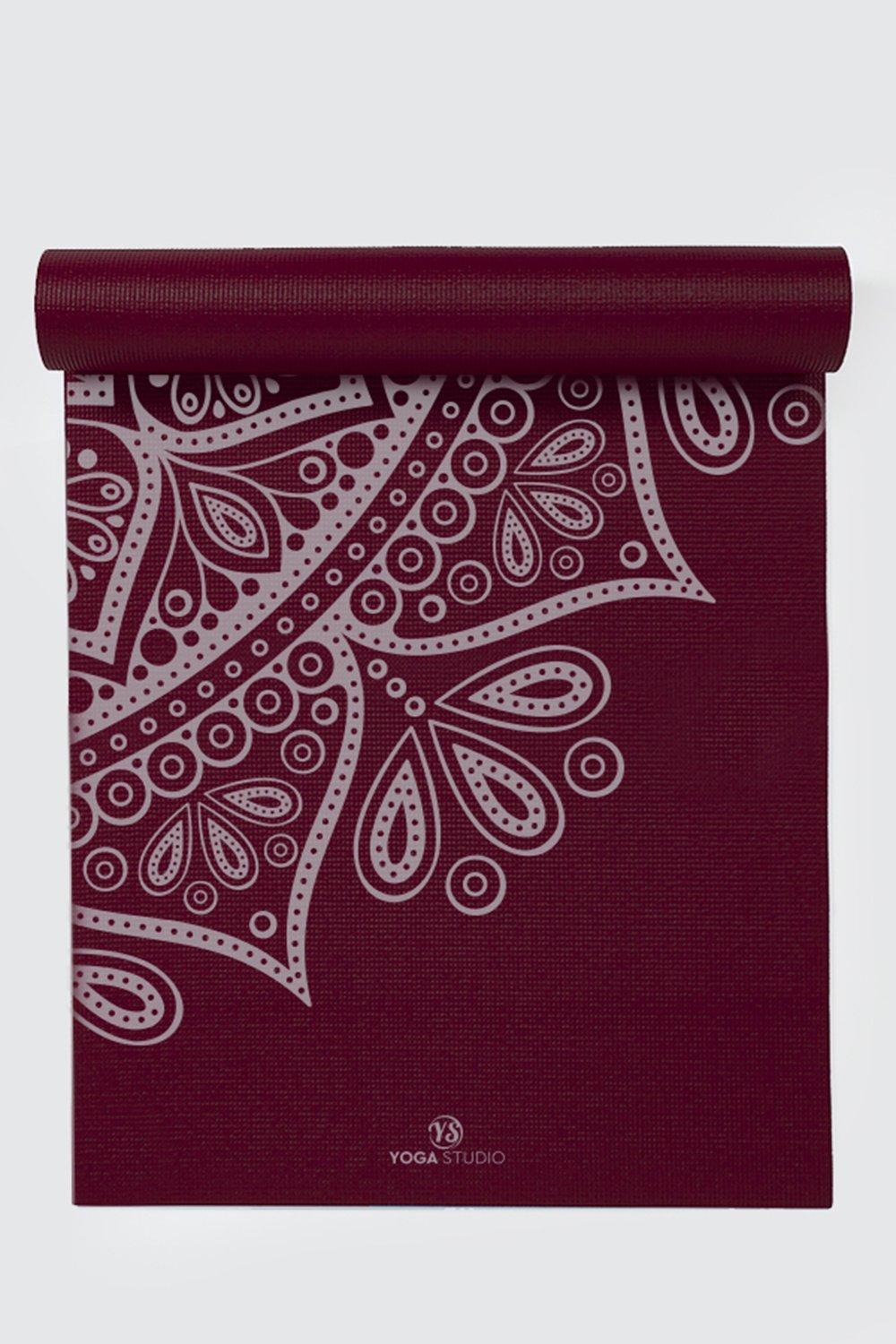 Gaiam Gaiam Purple Mandala Yoga Mat 6mm Premium - Sports Equipment