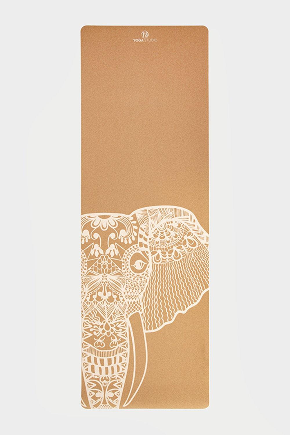 White Elephant Cork Yoga Mat 4mm