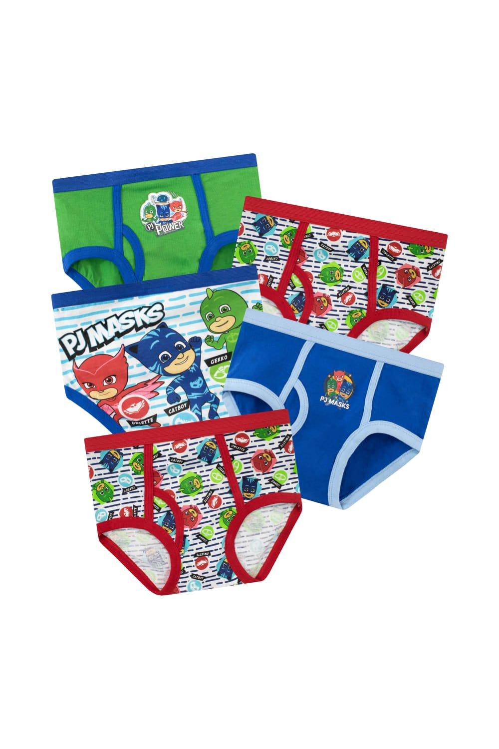 Toddler Boys PJ Masks Character Briefs Underwear Size 4t 6 Pair for sale  online