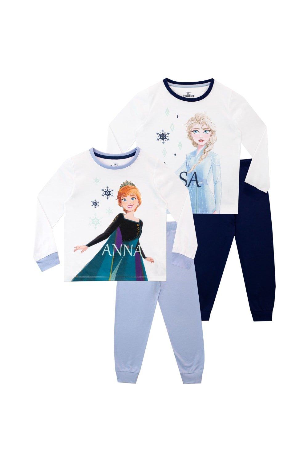 Frozen Elsa and Anna 2 Pack Pyjamas