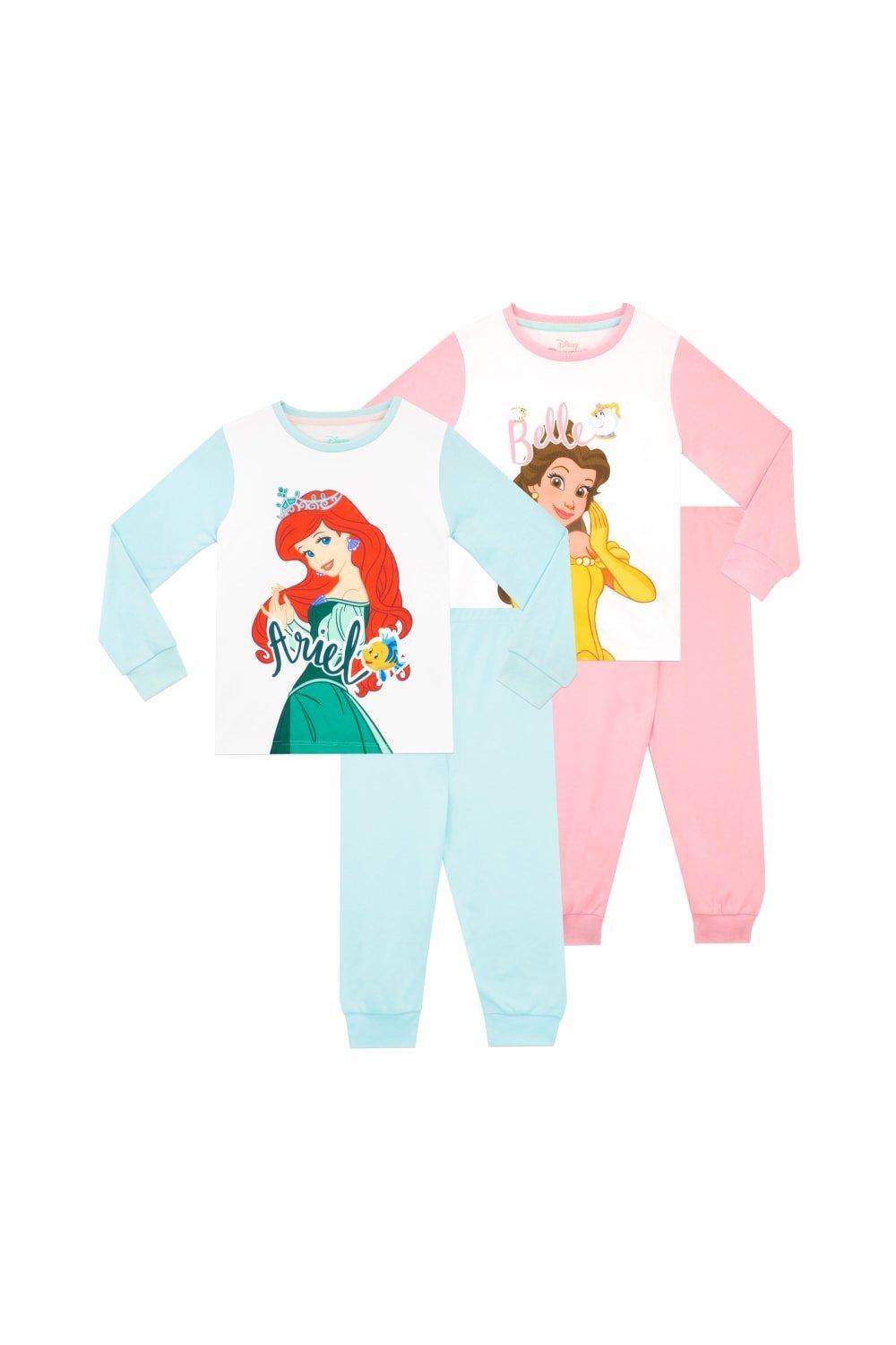 Princess Pyjamas 2 Pack Ariel and Belle
