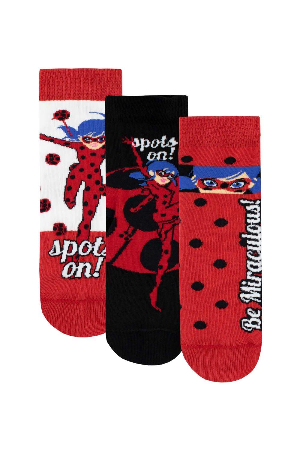 Marinette as Ladybug Socks 3 Pack