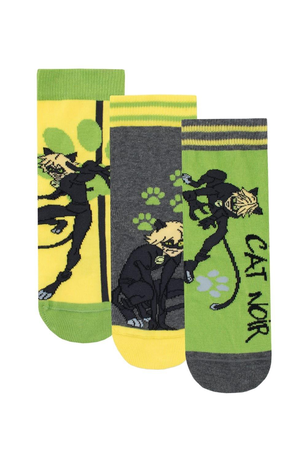Cat Noir Socks 3 Pack