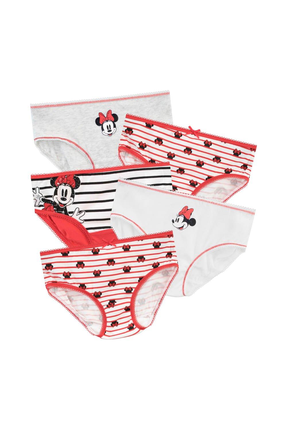 Minnie Mouse Stripe Underwear 5 Pack