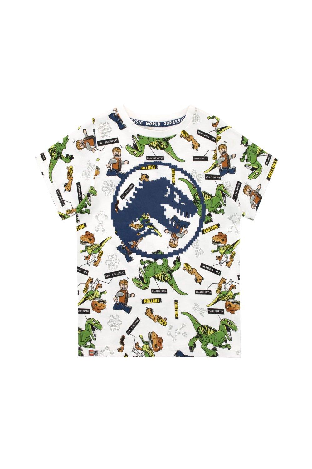 LEGO Indominus Rex and Velociraptor Dinosaur T-Rex T-Shirt