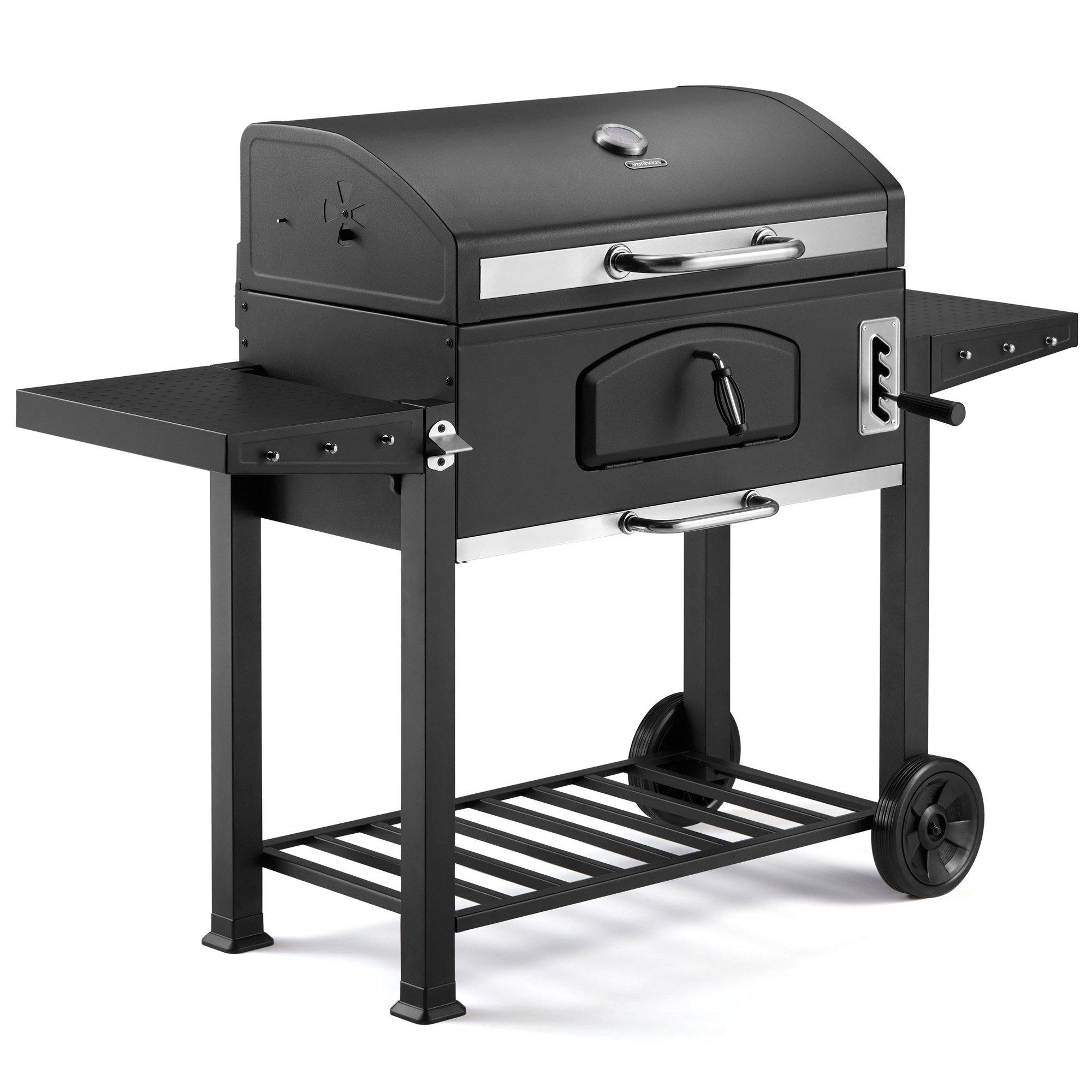 Portable Black Charcoal Barbecue