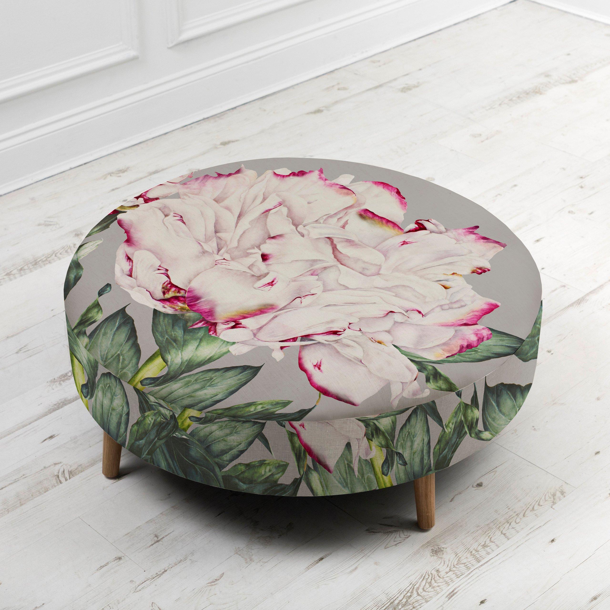 Petra Parcevall Floral Footstool
