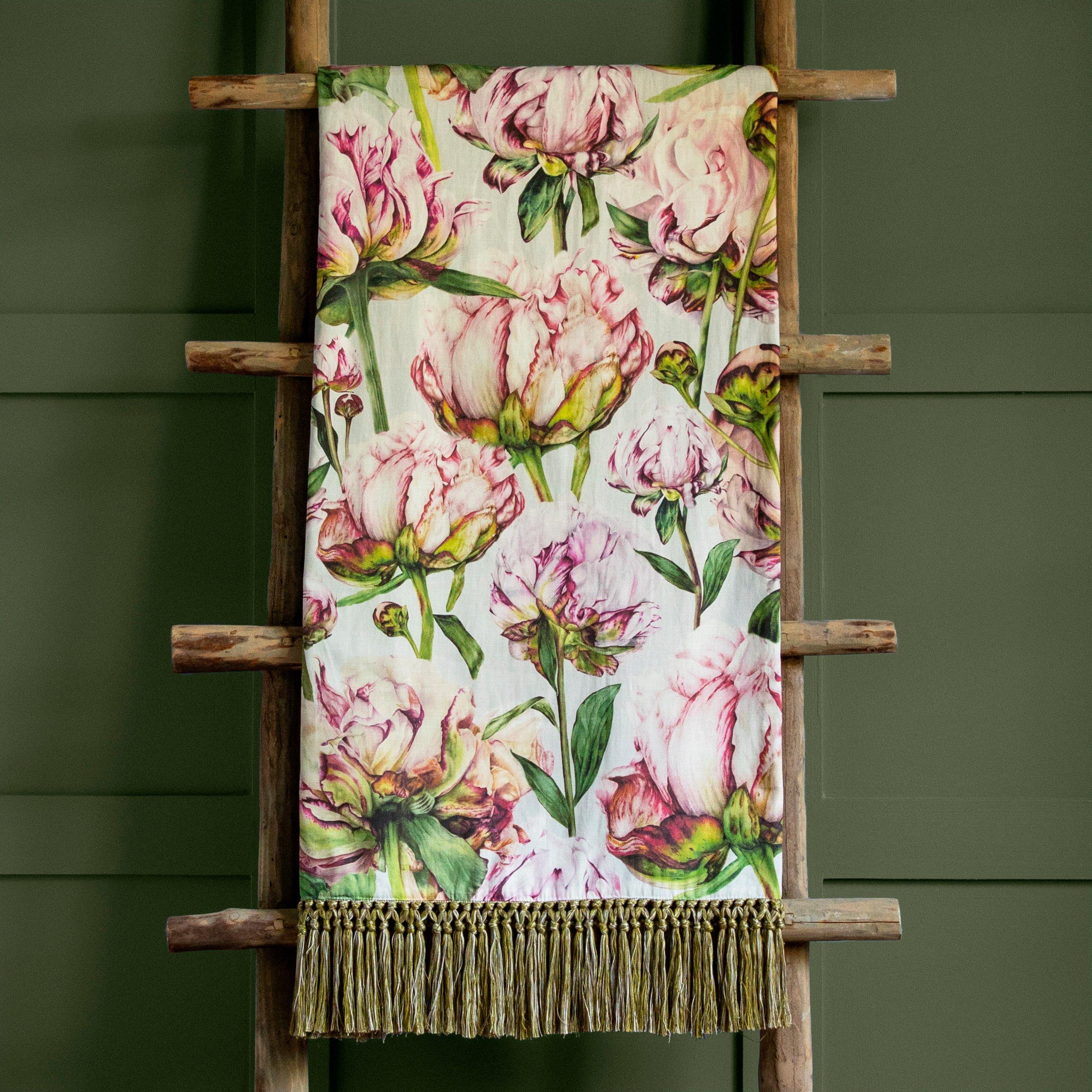 Heligan Floral Throw