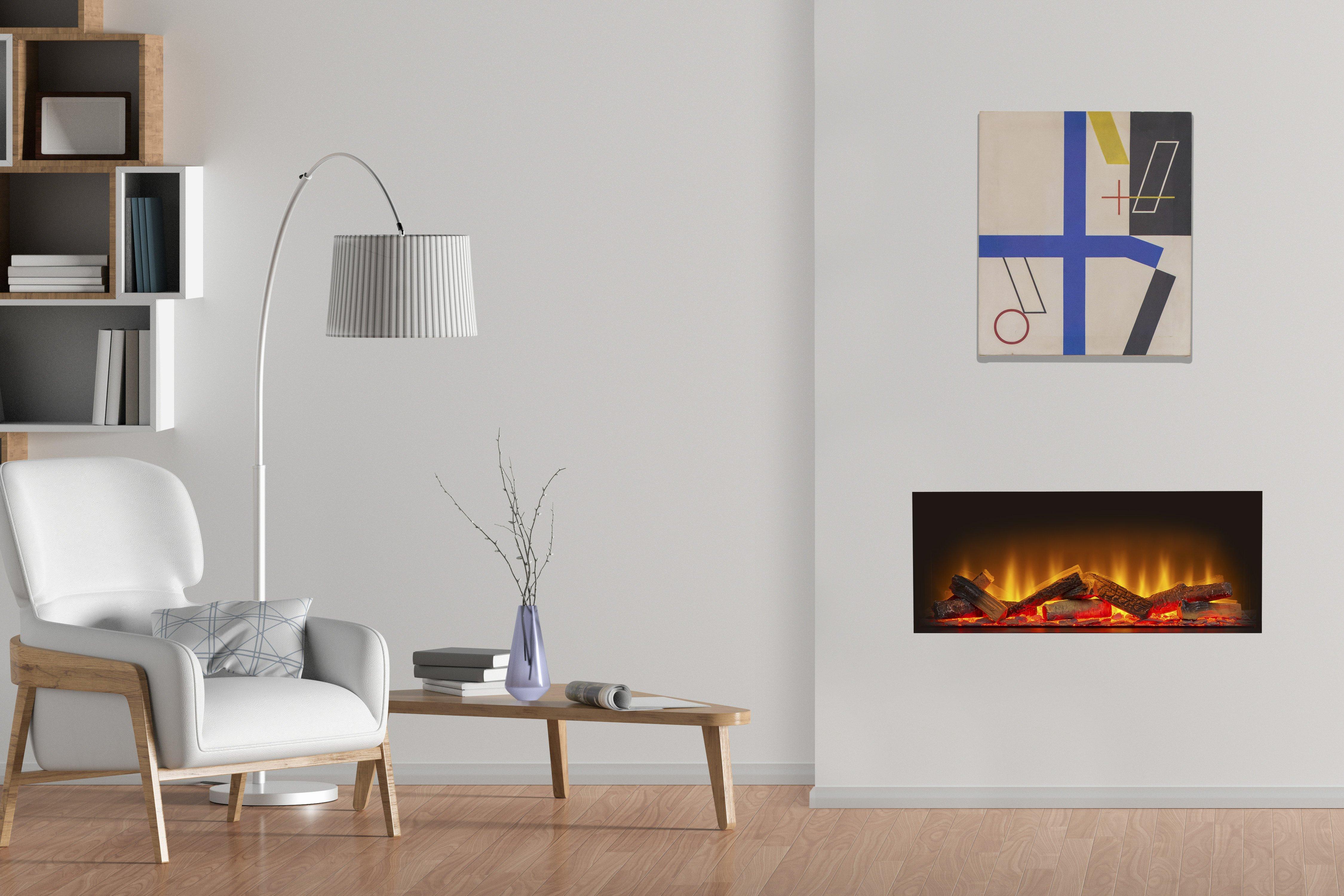 Acantha Aspire 75 Fully Inset Media Wall Electric Fire