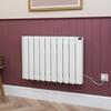 Adam Fires & Fireplaces Adam Alba Oil-Filled 1500W Electric Radiator in White thumbnail 2