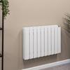 Adam Fires & Fireplaces Adam Alba Oil-Filled 1500W Electric Radiator in White thumbnail 5