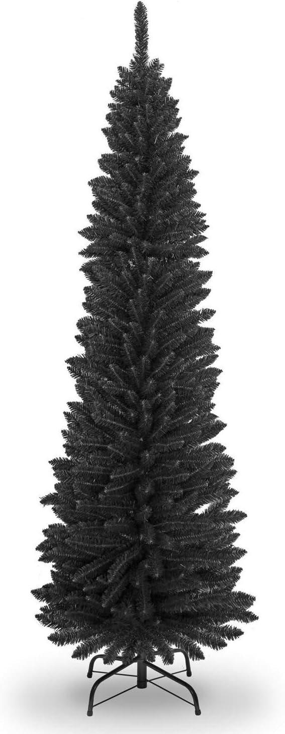 8FT Black Pencil Cristmas Tree