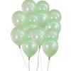 Shatchi Latex Balloons Metallic Light Green 12 Inches for all occasions 25pcs thumbnail 1