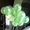 Shatchi Latex Balloons Metallic Light Green 12 Inches for all occasions 25pcs thumbnail 4