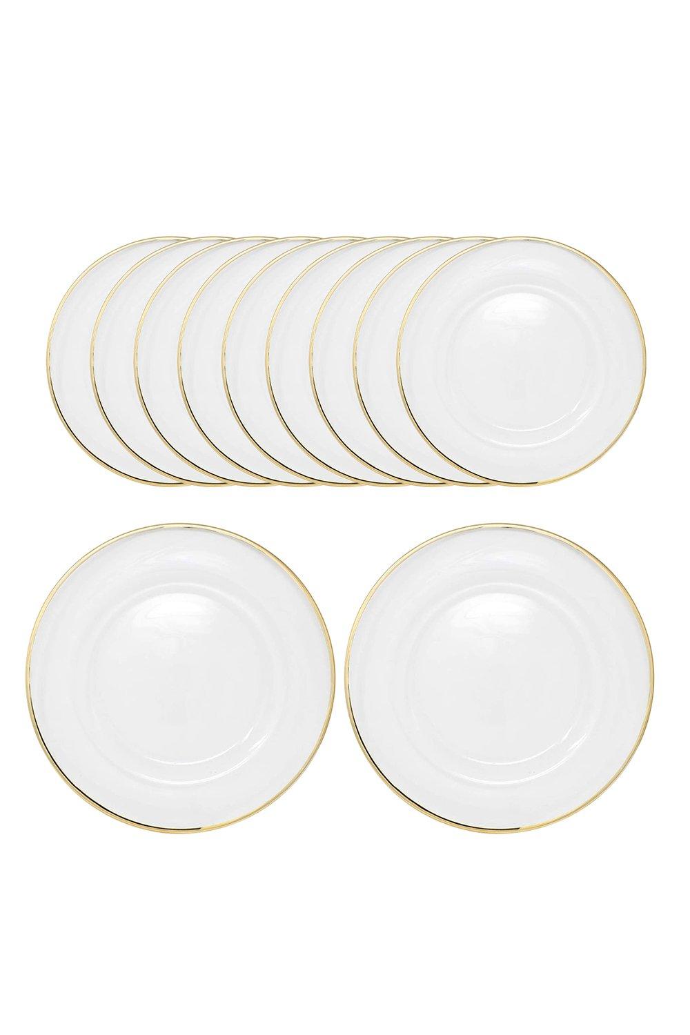 Charger Plates for Table Decoration - Pack of 12