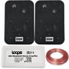 Loops SMART HOME Bluetooth Amplifier & 2 Black Wall Mount Speaker Kit Compact HiFi Amp thumbnail 2