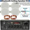 Loops Bluetooth Ceiling Music Kit PRO Amp & 4 Low Profile Speakers Stereo HiFi Sound thumbnail 2