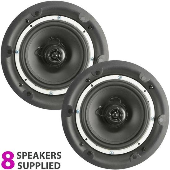 Loops Active Bluetooth 8x Ceiling Speaker Kit 50W Wireless HiFi Audio Streaming System 3