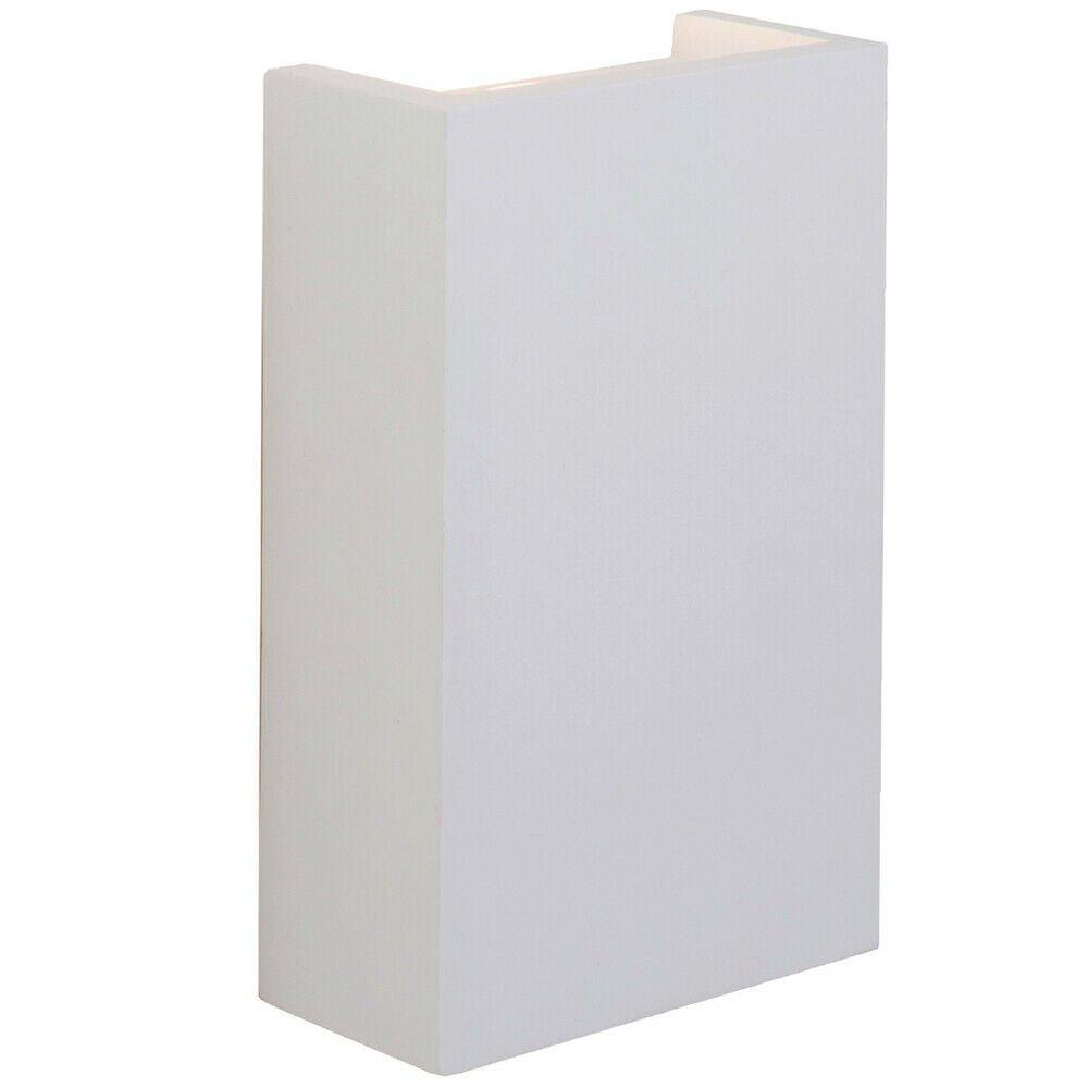 LED Twin Wall Light Warm White Primed White (ready to paint) Bedside Down Lamp