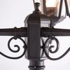 Loops 2 PACK Outdoor Lantern Lamp Post Matt Black & Glass 2.3m Tall 3 Light Bollard thumbnail 4