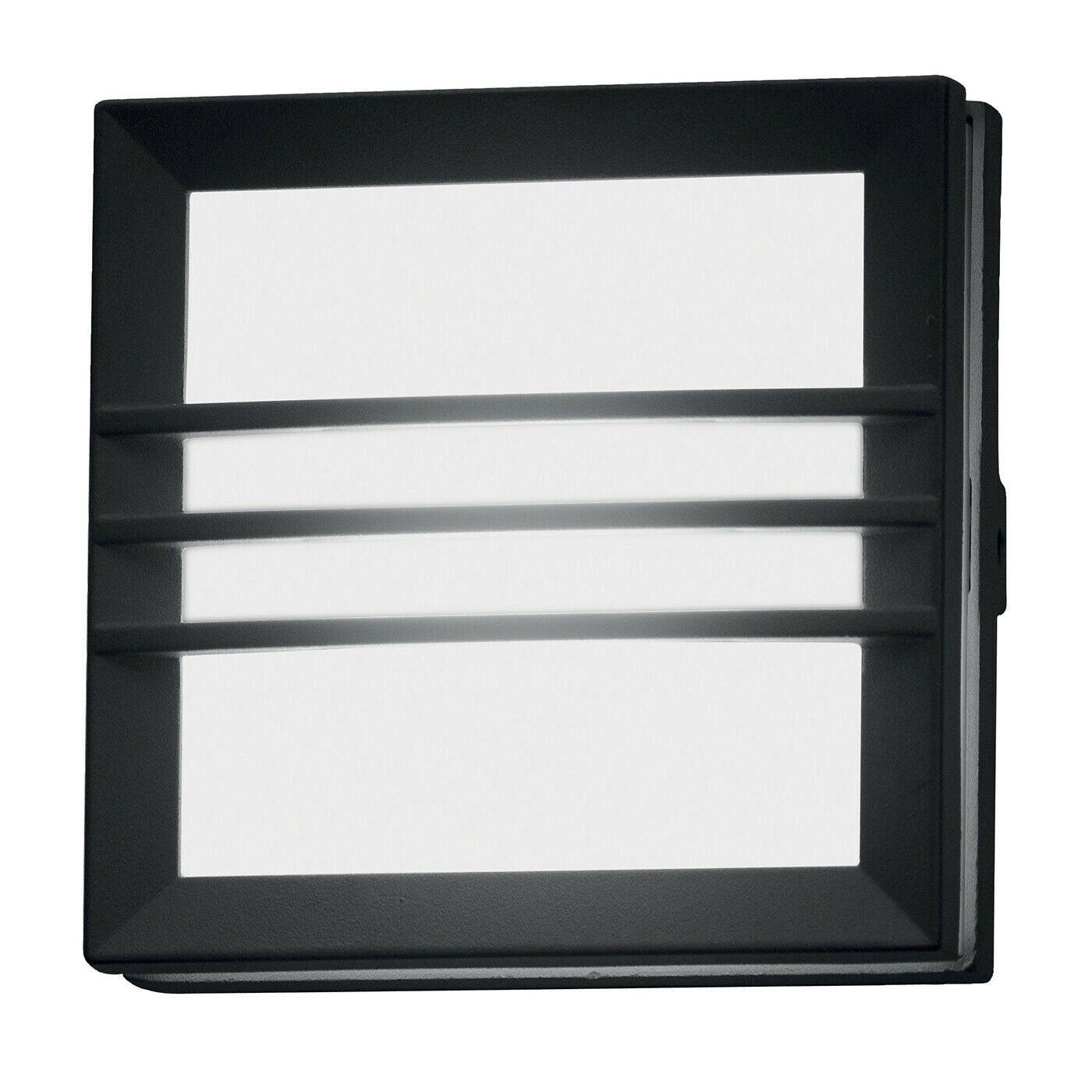 Outdoor IP54 Wall Light Graphite LED GX53 9W d00481