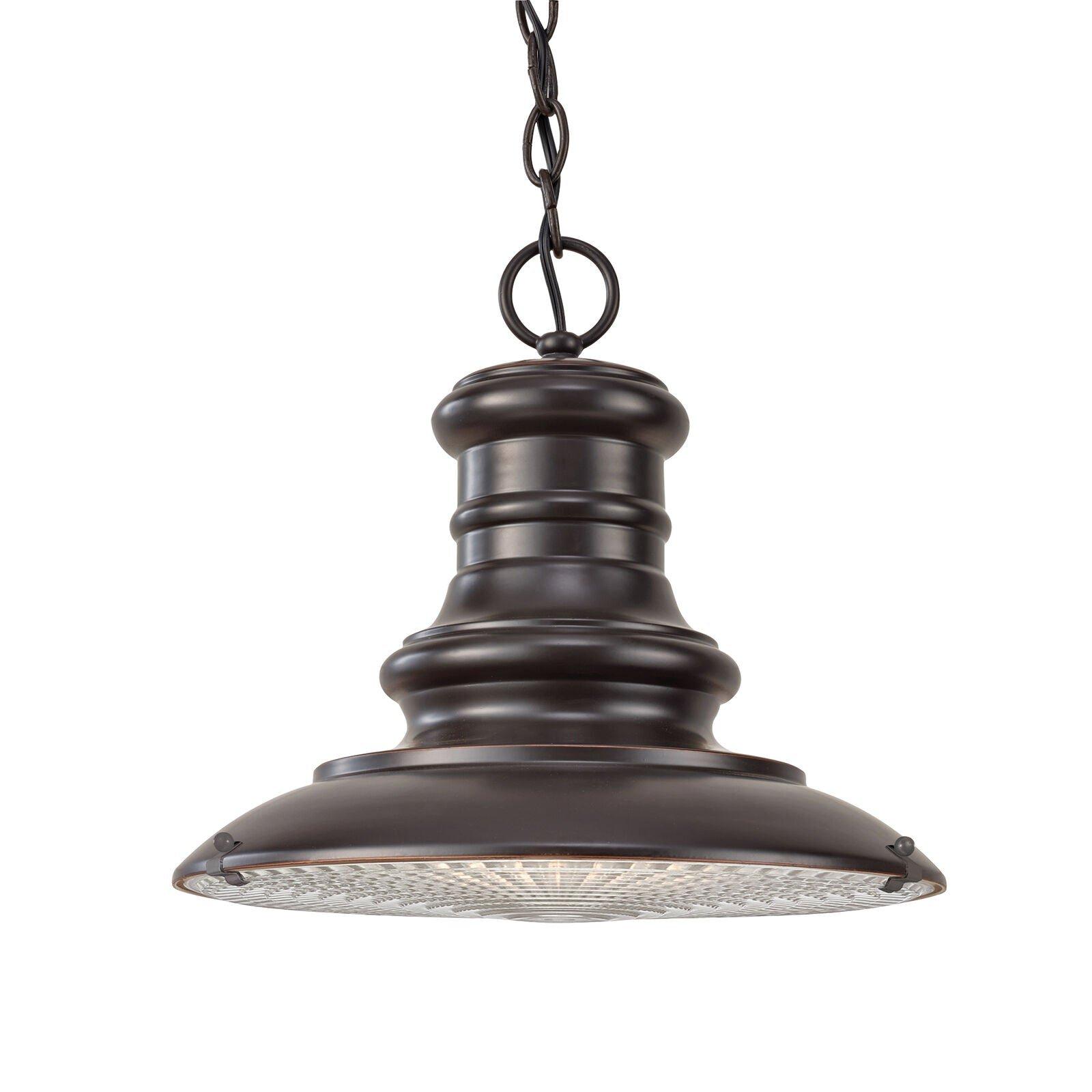 IP23 1 Bulb Chain Lantern Restoration Bronze LED E27 100W