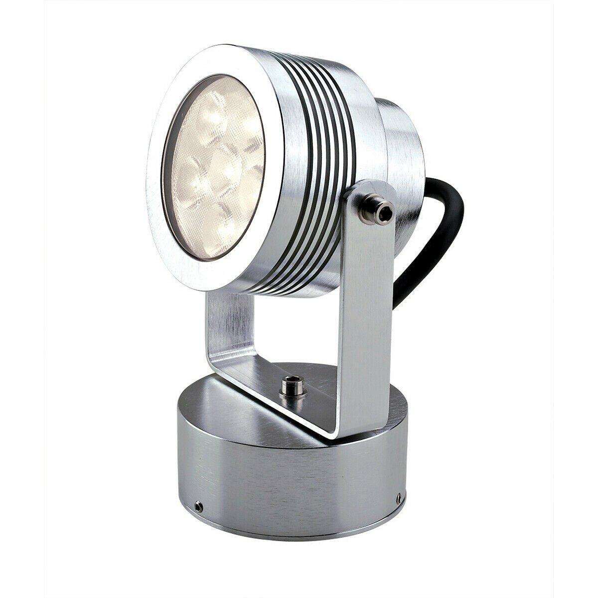 Outdoor IP54 6Wall Light Anodised Aluminium LED 1W d01112