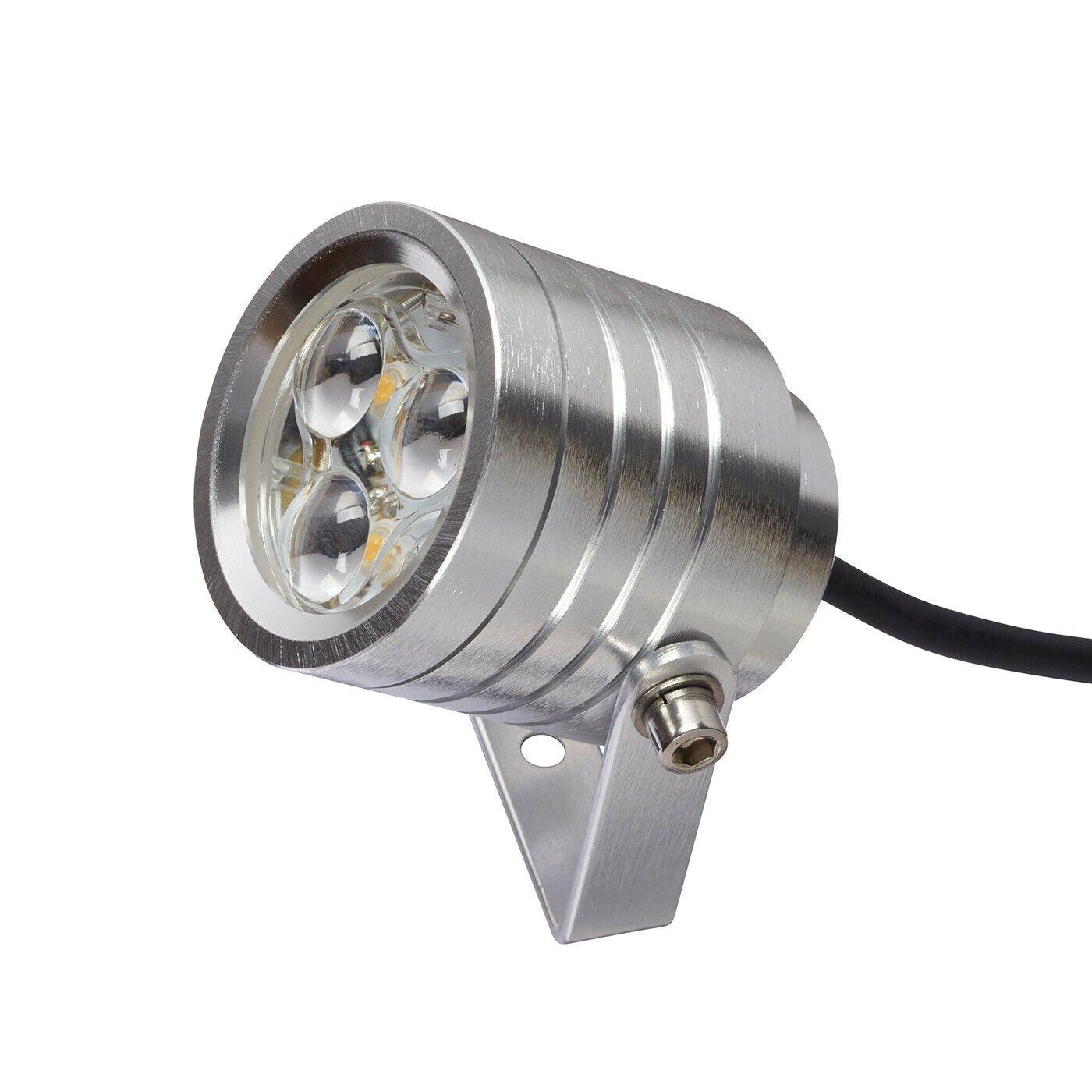 Outdoor IP54 3 Bulb Wall Light Anodised Aluminium LED 1W d01114