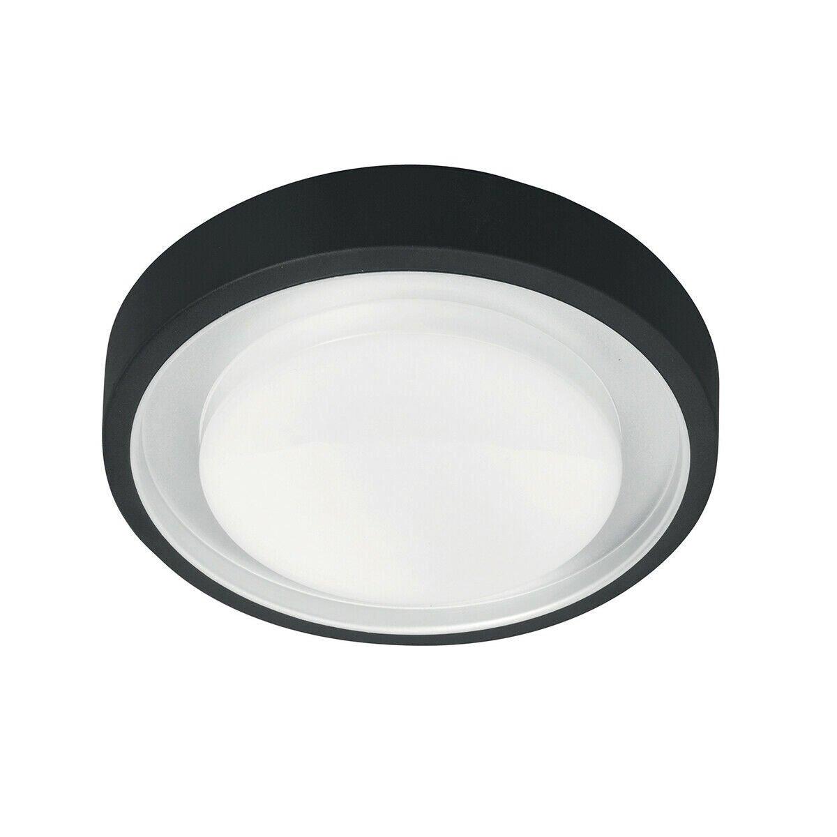 Outdoor IP54 Wall Light Graphite LED T5 22W