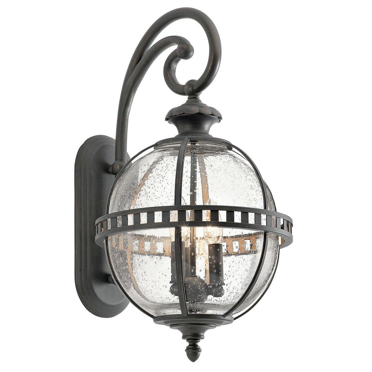 Outdoor IP44 3 Bulb Wall Light Londonderry LED E14 60W d01697
