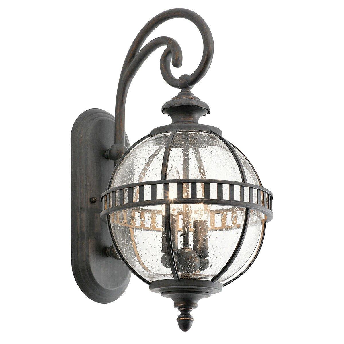Outdoor IP44 Twin Wall Light Londonderry LED E14 60W d01698