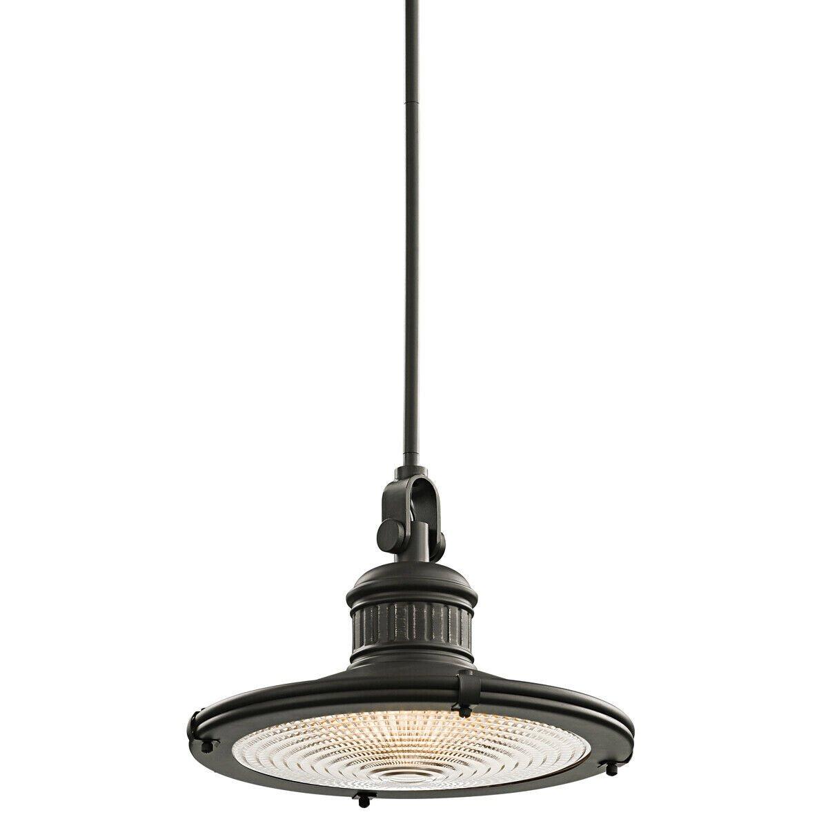 1 Bulb Ceiling Pendant Light Fitting Olde Bronze LED E27 100W Bulb