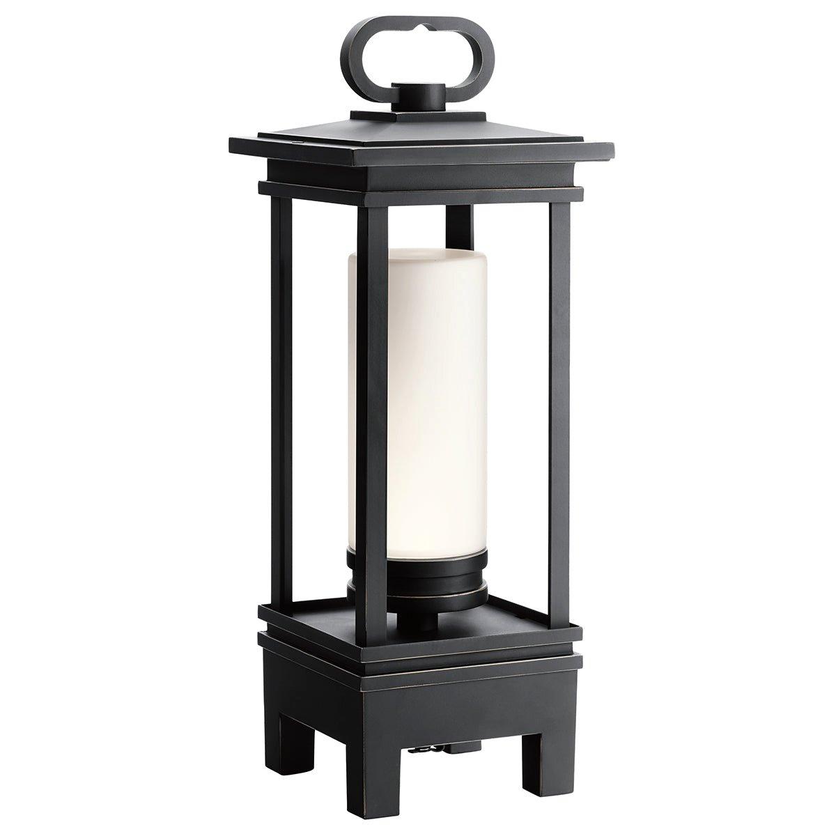 Outdoor IP44 Bluetooth Lantern Rubbed Bronze LED 3W Bulb Light Fitting d01813