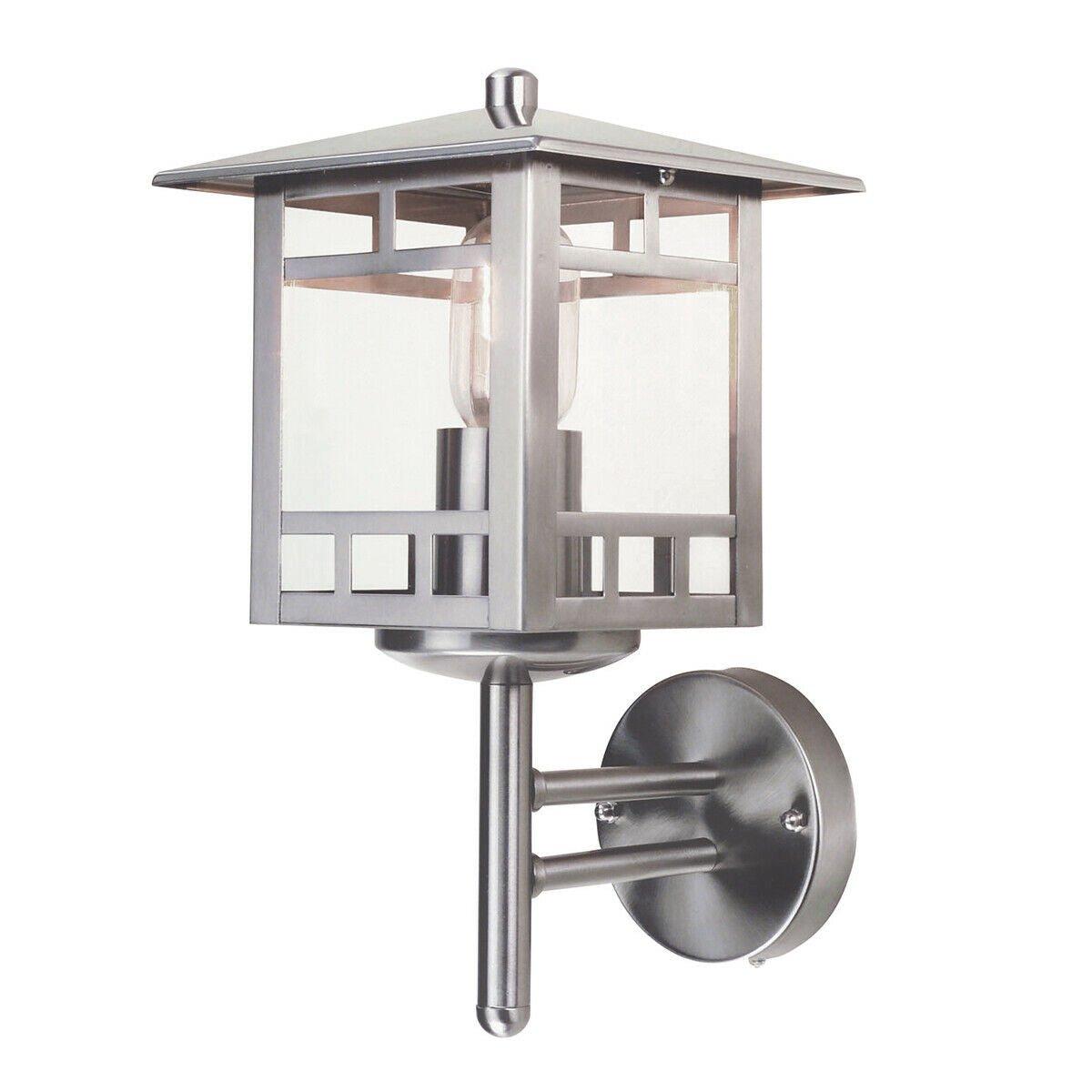 Outdoor IP44 Wall Light Stainless Steel LED E27 100W