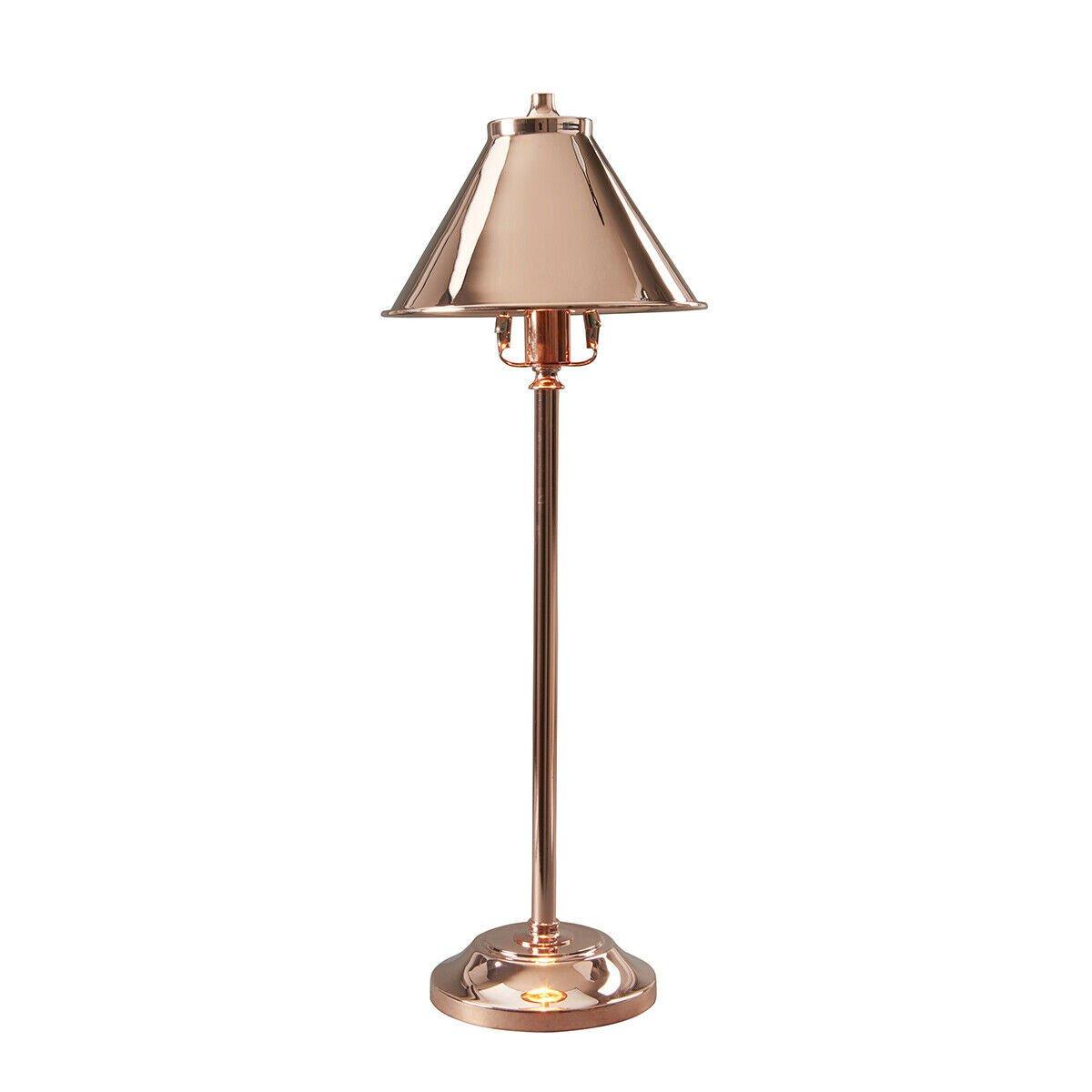 Table Lamp Stick Lamp Elegant Plain Stem Polished Copper LED 7W