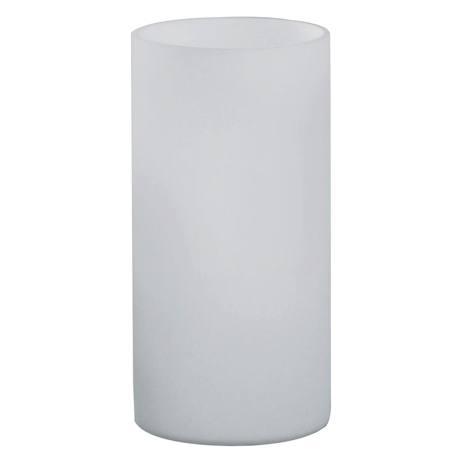 Table Desk Lamp Shade White Glass Opal Matt In Line Switch Bulb E14 1x60W