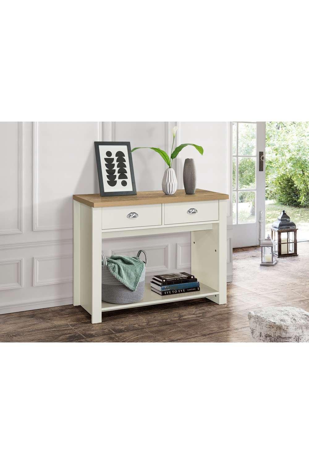 Highgate 2 Drawer Console Table Blue