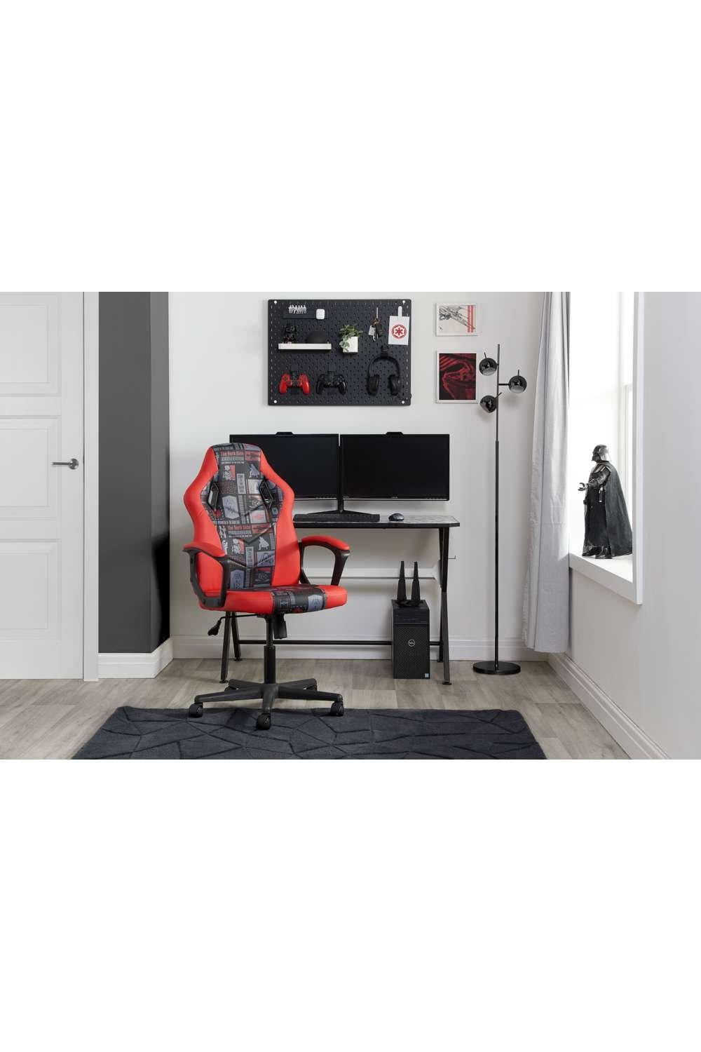 Official Disney Star Wars Red Dark Side Computer Gaming Office Swivel Chair