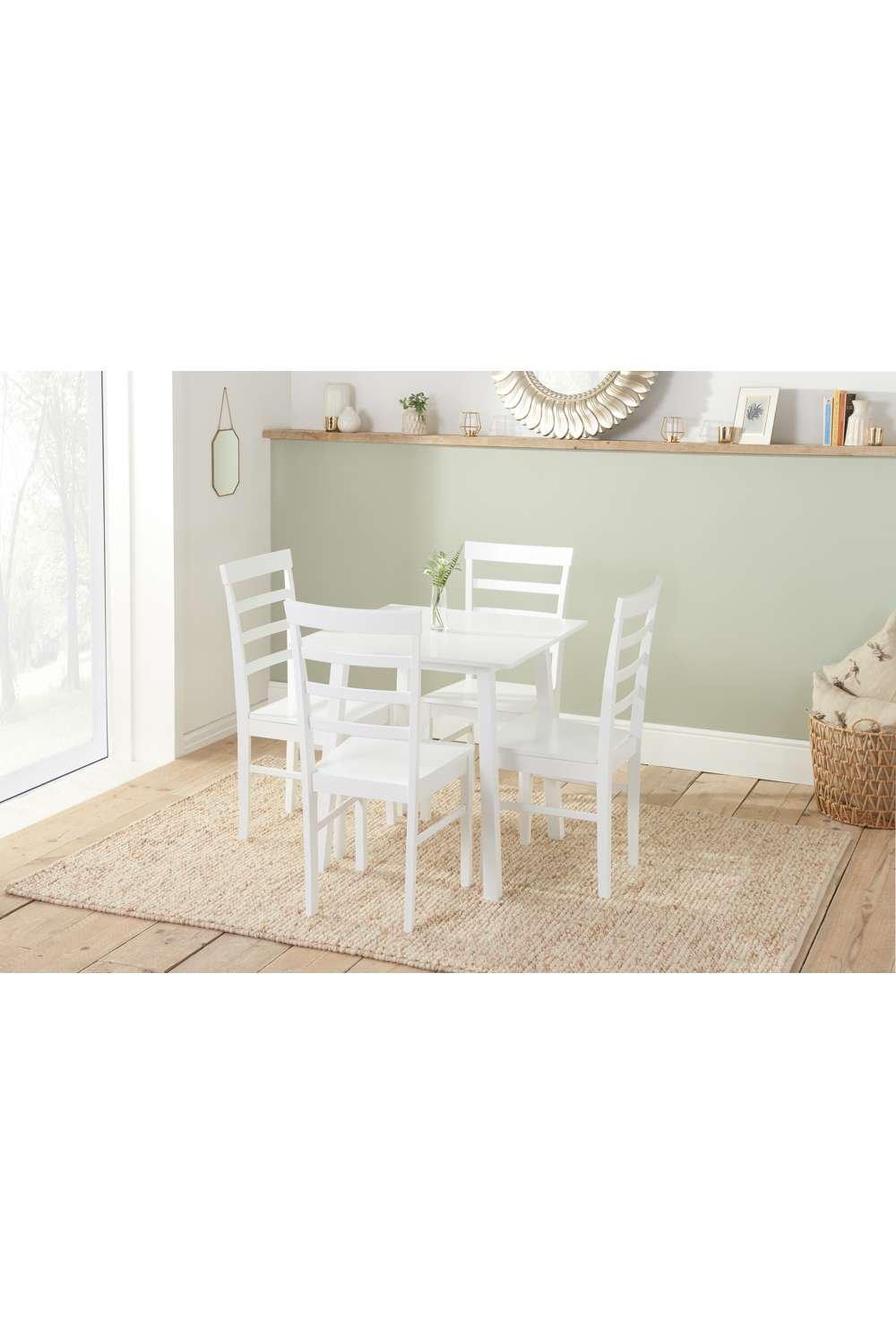 Stonesby Dining Set with 4 Upton Chairs