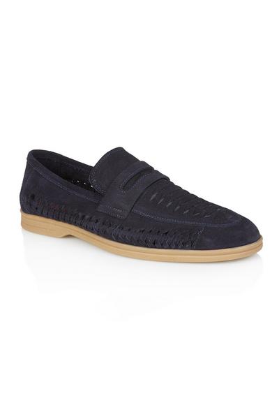 Perth Suede Woven Loafer