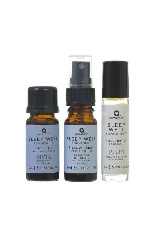 Aroma Home Sleep Well Set - Pillow Spray, Rollerball and Bath Oil 2