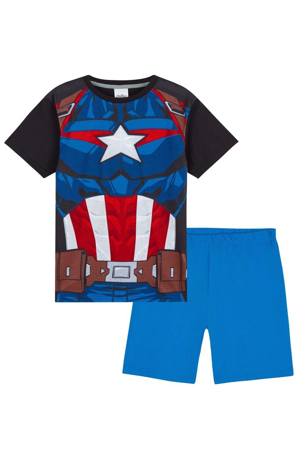 Captain America Shortie Pyjama Sets