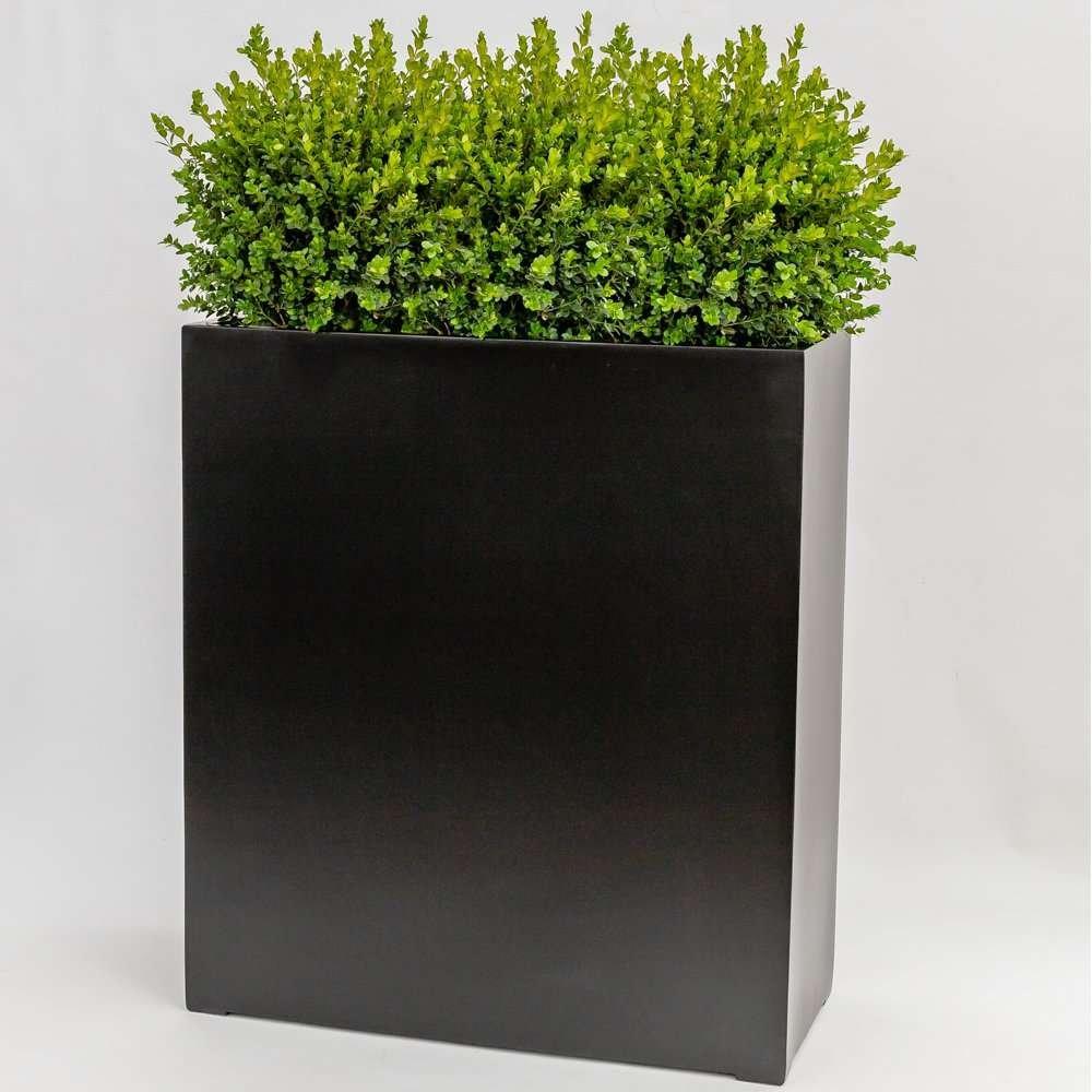 Black Stone Composite Tall Trough Indoor Outdoor Planter 80cm